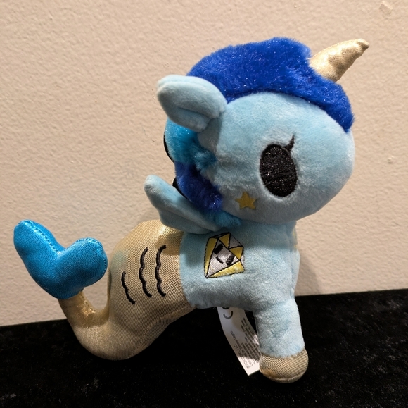 Tokidoki Blue and Gold Plush with Star Detail - Picture 6 of 8